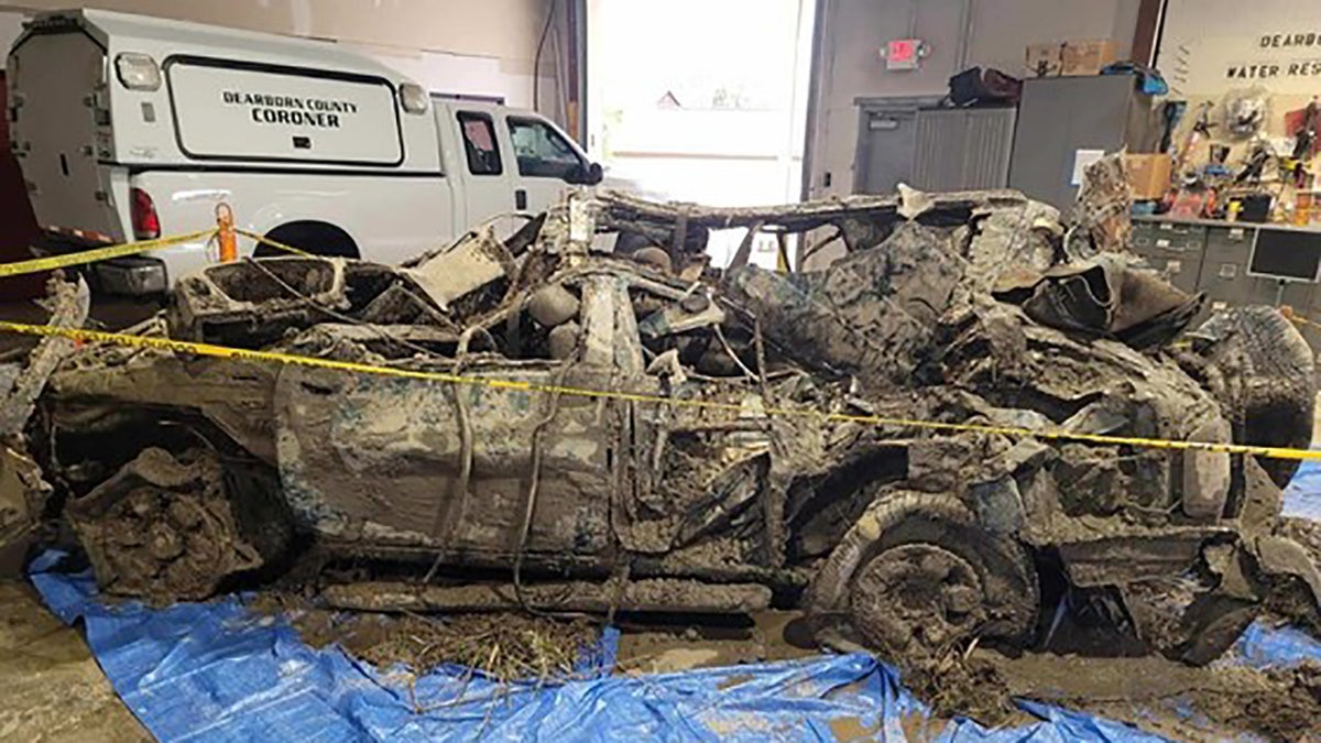 Nguyen's 1997 Nissan Pathfinder was discovered more than 50 feet below the surface and 300 feet from the bank of the Ohio River on Oct. 14, 2021.