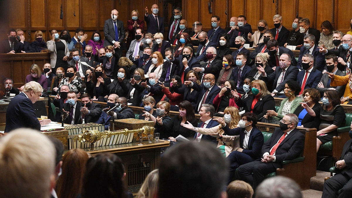 UK PM Boris Johnson Parliament 