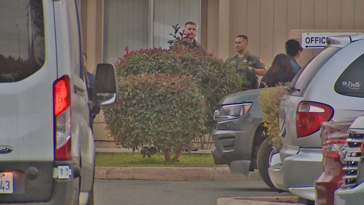 Deputies found Ortiz with severe injuries, investigators said. They took "life-saving measures" at the scene and she was rushed to a hospital for treatment ahead of her expected booking at the Merced County Jail.