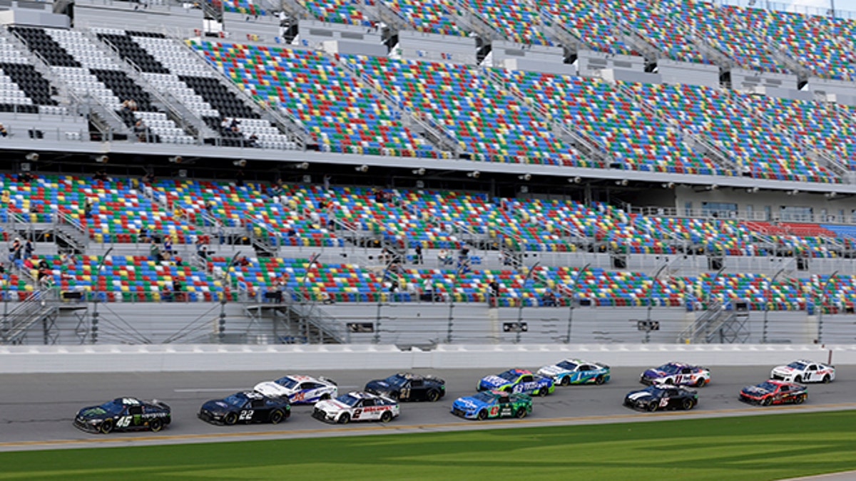 Seventeen cars participated in the Next Gen test at Daytona.