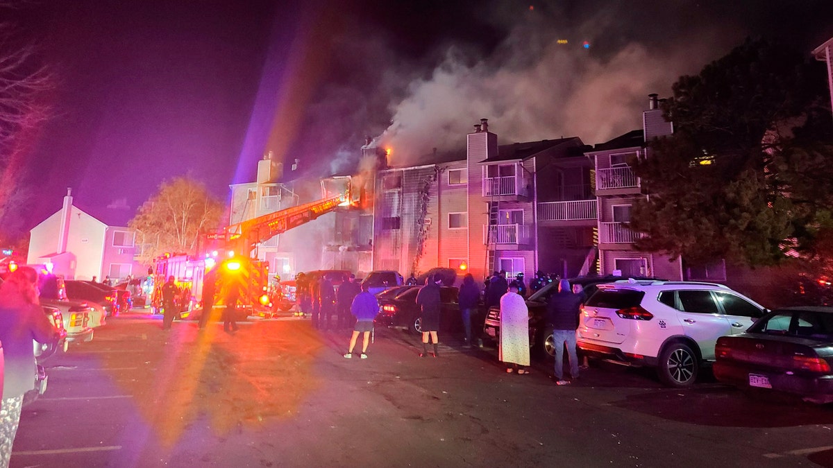 Denver apartment fire after which a child died