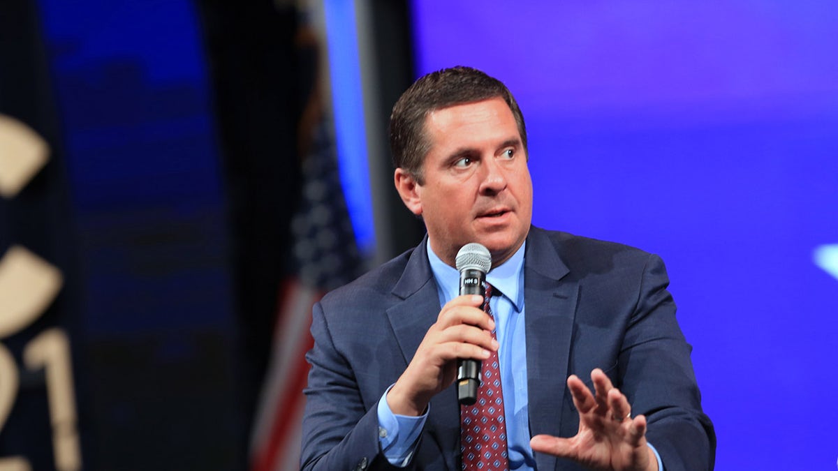 Rep. Devin Nunes, a Republican from California, speaks during the Conservative Political Action Conference (CPAC) in Dallas, Texas, on Sunday, July 11, 2021. The three-day conference was titled "America UnCanceled."