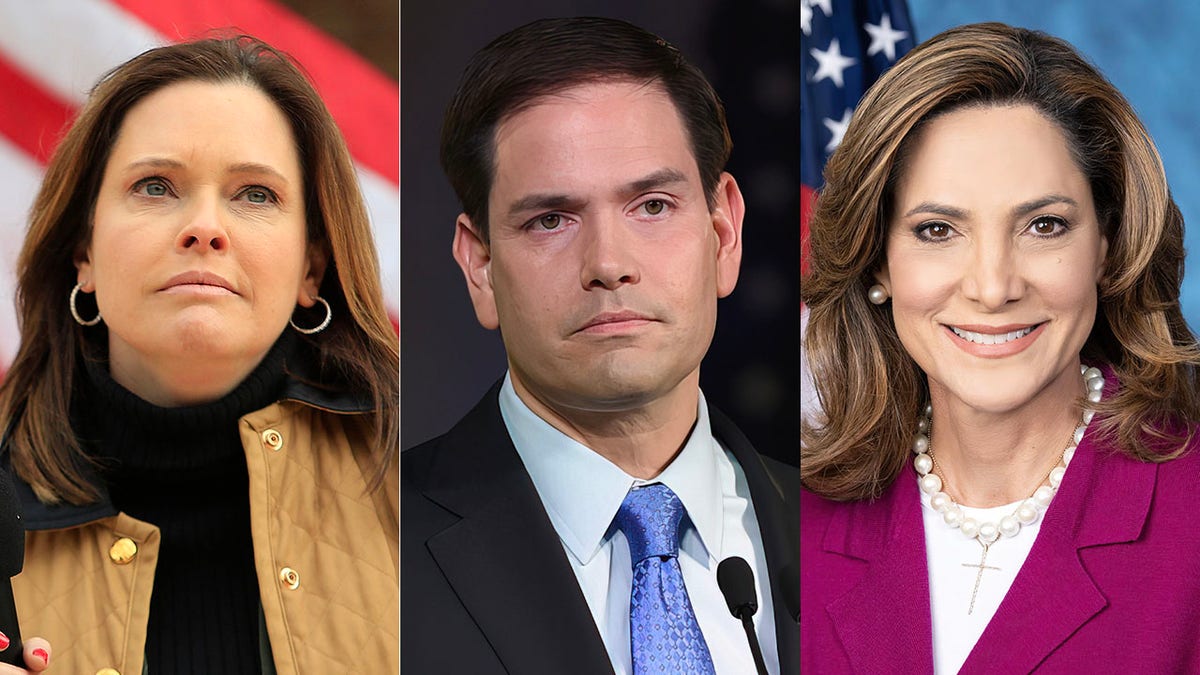 Mercedes Schlapp, Sen. Marco Rubio, Rep. Maria Salazar