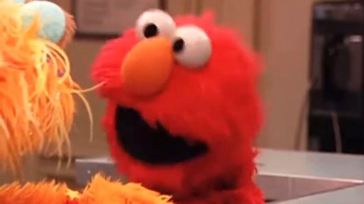 Elmo called for kids under five to get vaccinated for COVID