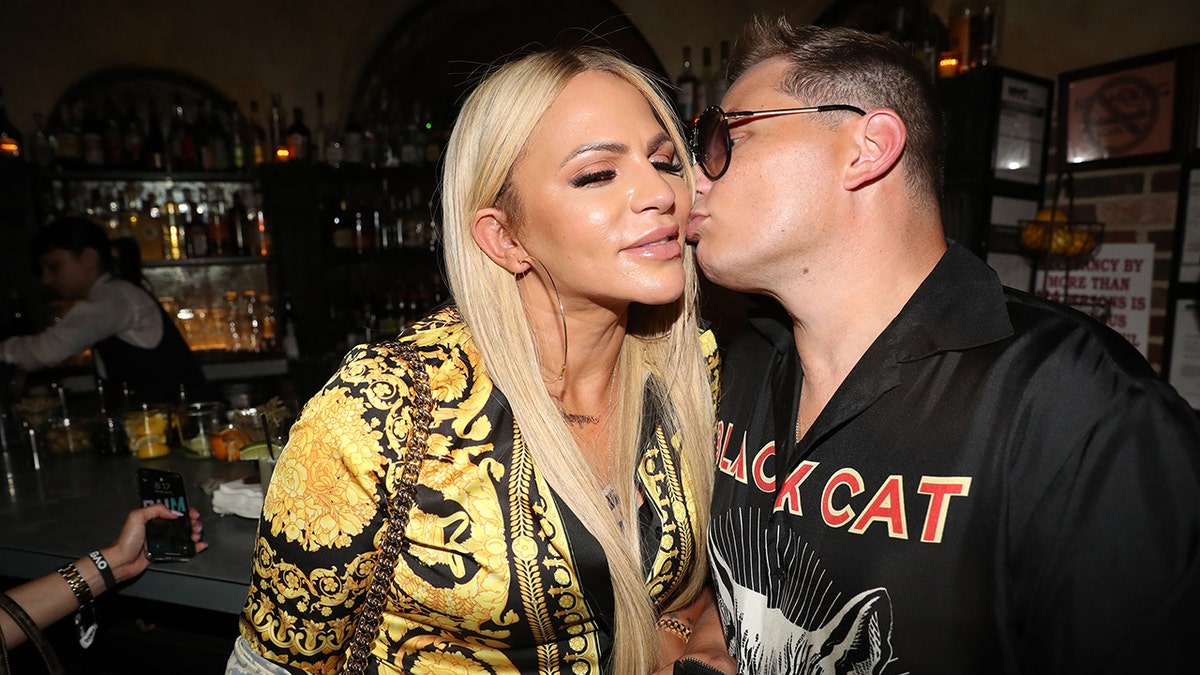 Florence Mirsky and famed music producer Scott Storch attend the "Still Storch" New York Screening at The Roxy Hotel on July 16, 2018, in New York City.  