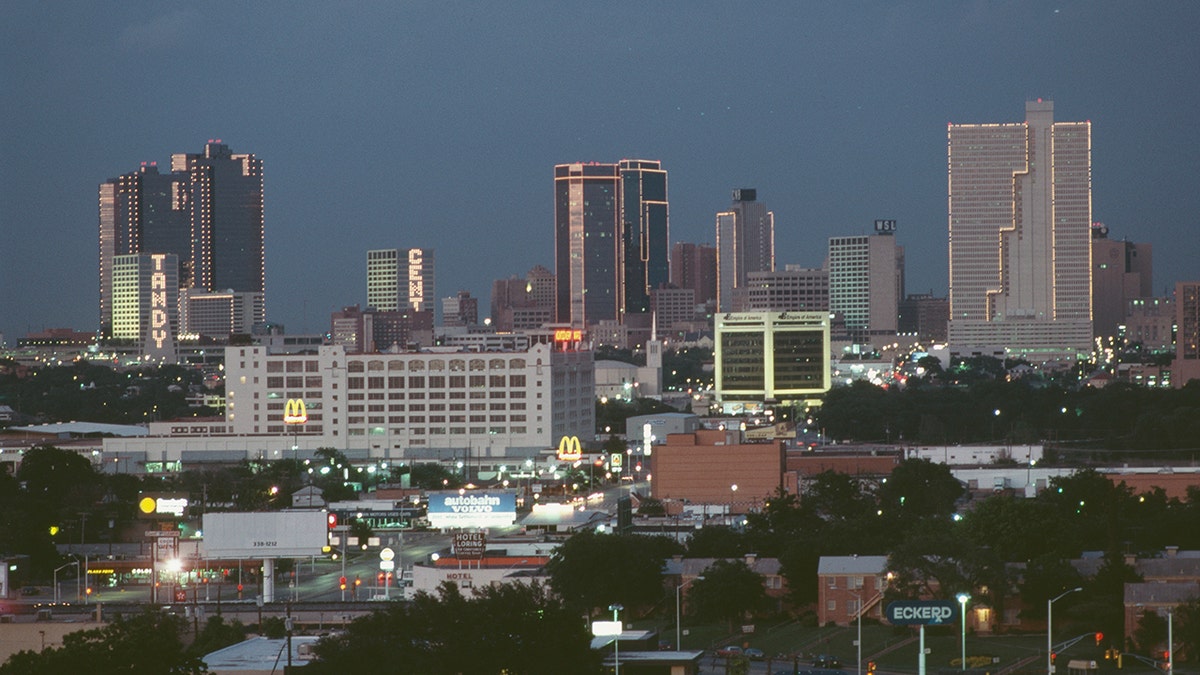 The Fort Worth skyline