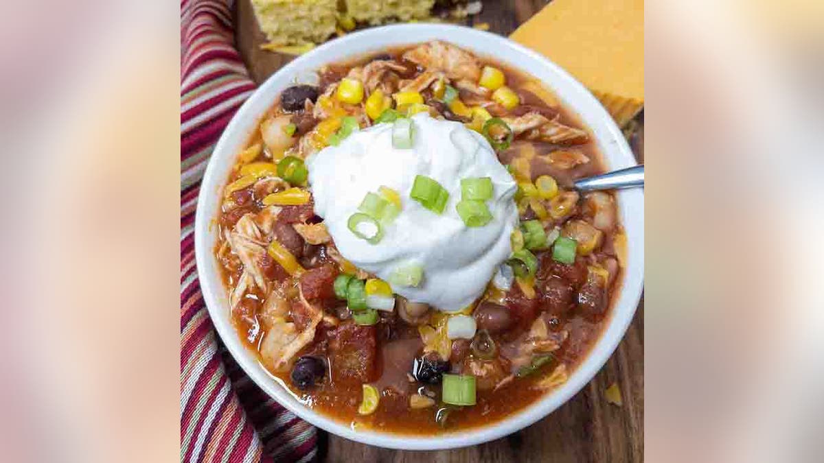 Healthy Chicken Chili by Cara Lanz, Midwestern HomeLife