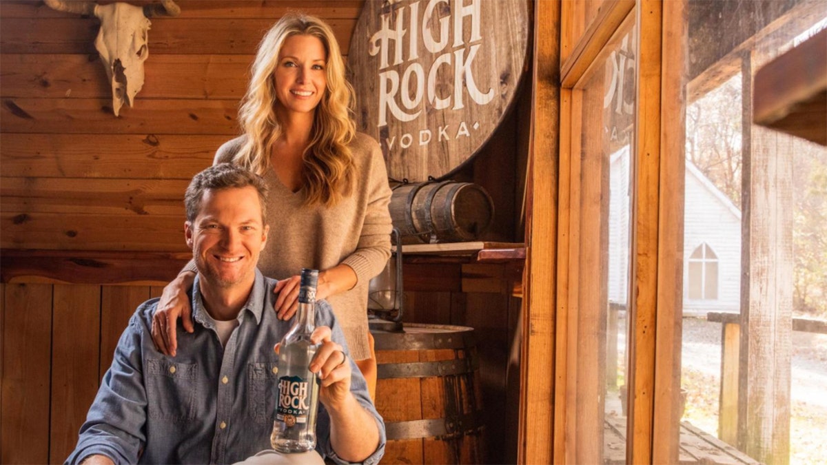 Dale and Amy Earnhardt are the faces of High Rock Vodka.