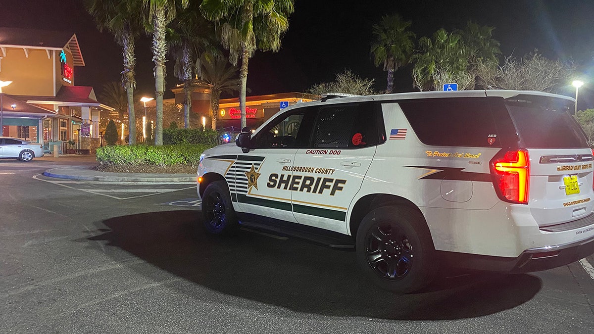 Two suspects opened fire at undercover deputies outside a mall in Florida on Monday after a gun buy operation turned into an armed robbery, authorities said.