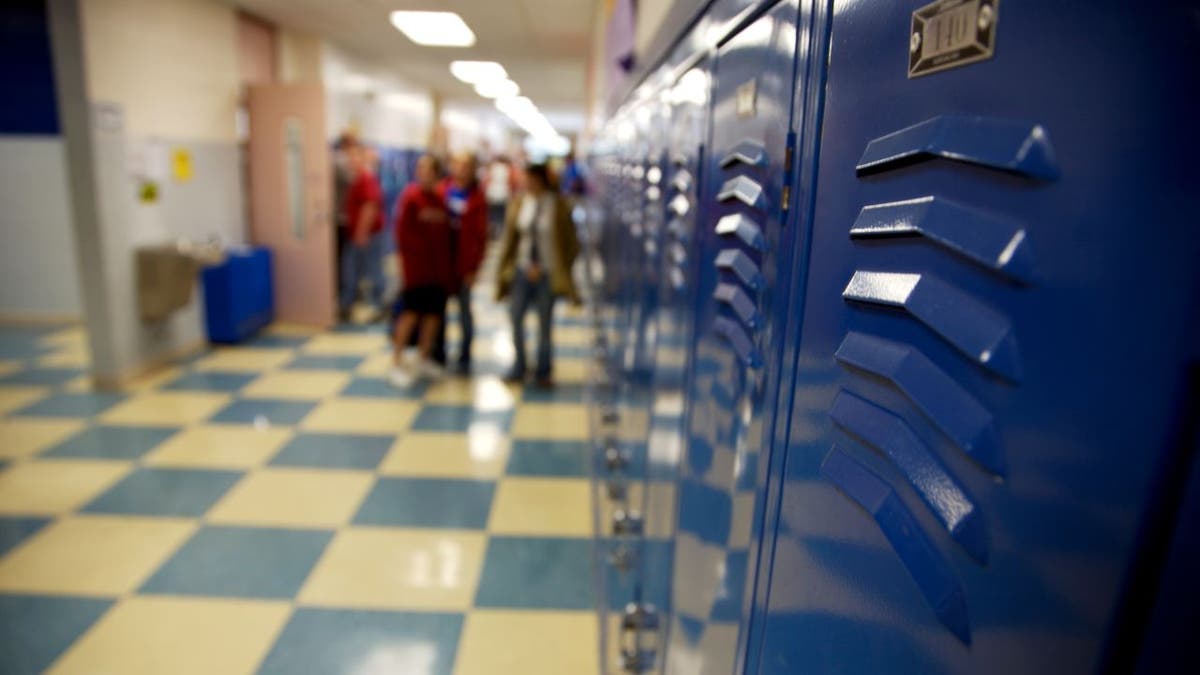 high school lockers image
