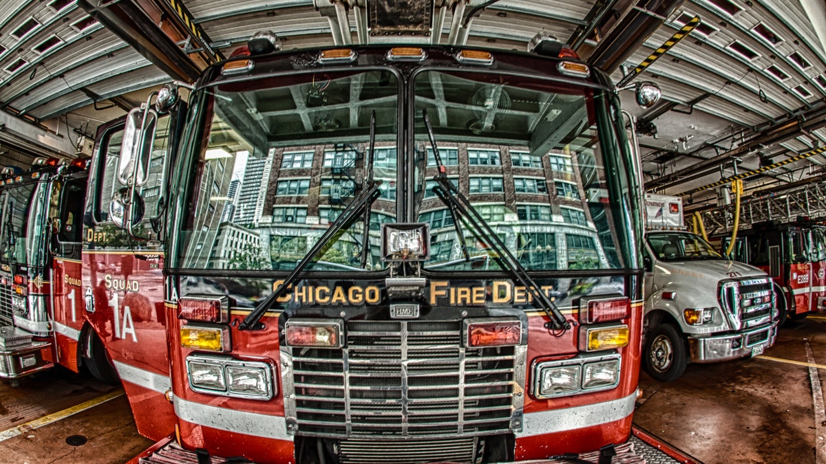 Chicago firefighters found an abandoned baby boy dead in a duffel bag outside their firehouse Saturday, according to authorities. File photo.