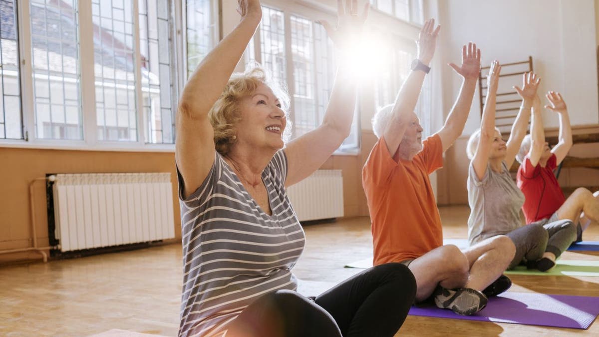 seniors exercising