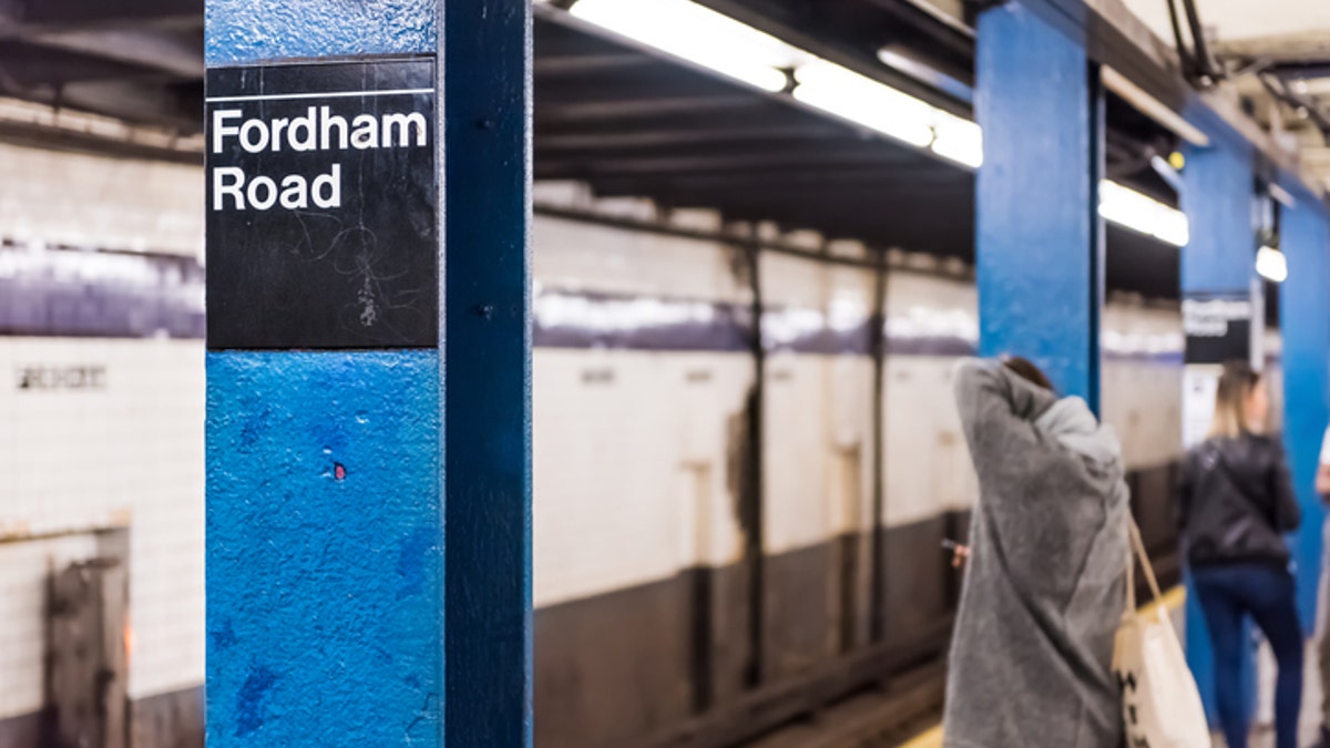 The Fordham Road subway station in the Bronx