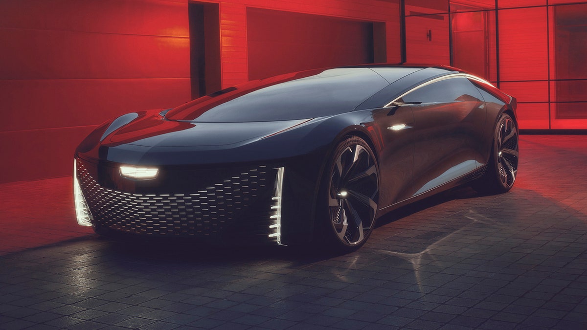 The Cadillac InnerSpace is a two-seat autonomous luxury coupe concept.