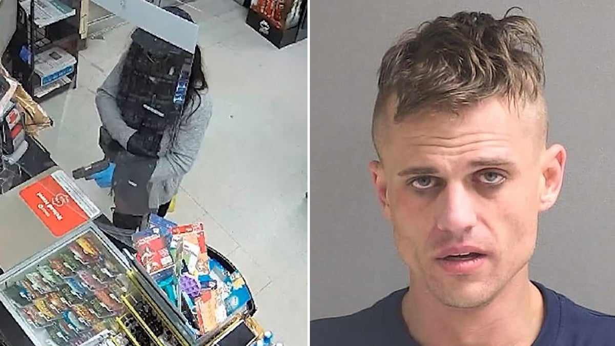A Florida man has been arrested after disguising himself as a woman and carrying out a pair of armed gas station robberies early Tuesday, authorities said.