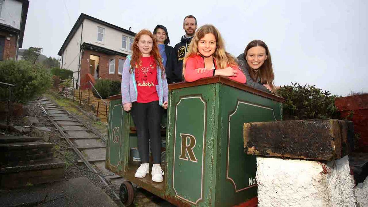 Family has one of Britain's smallest cable railways at their house