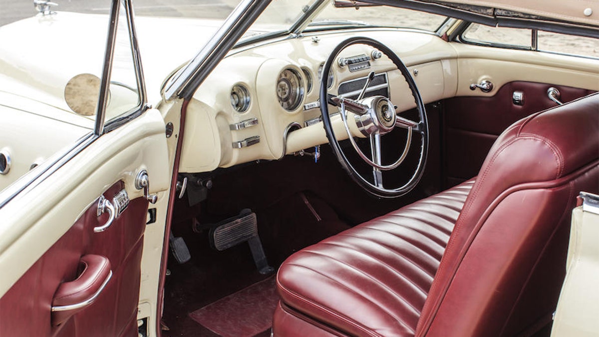 The car has been fully restored.