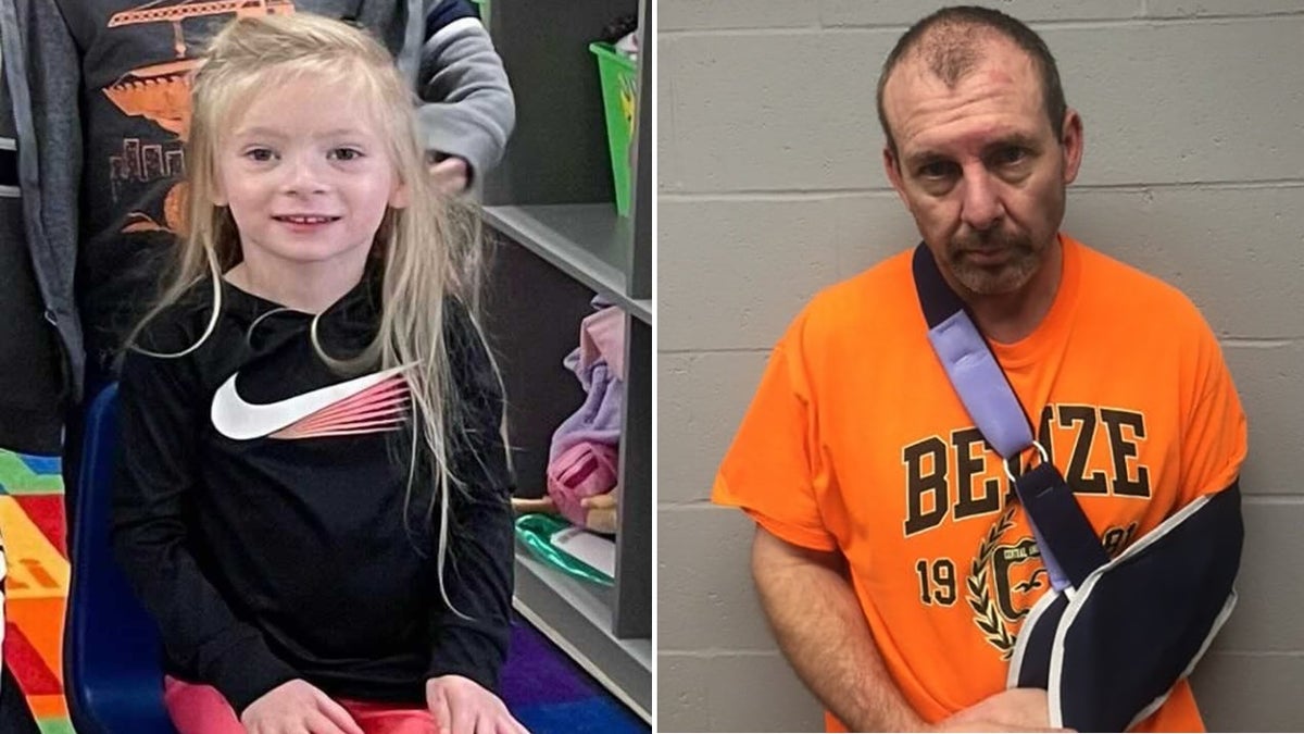 A missing 3-year-old North Carolina girl was found safe in Tennessee late Wednesday and her father was arrested for murder after killing his wife and fleeing with the child, authorities said.