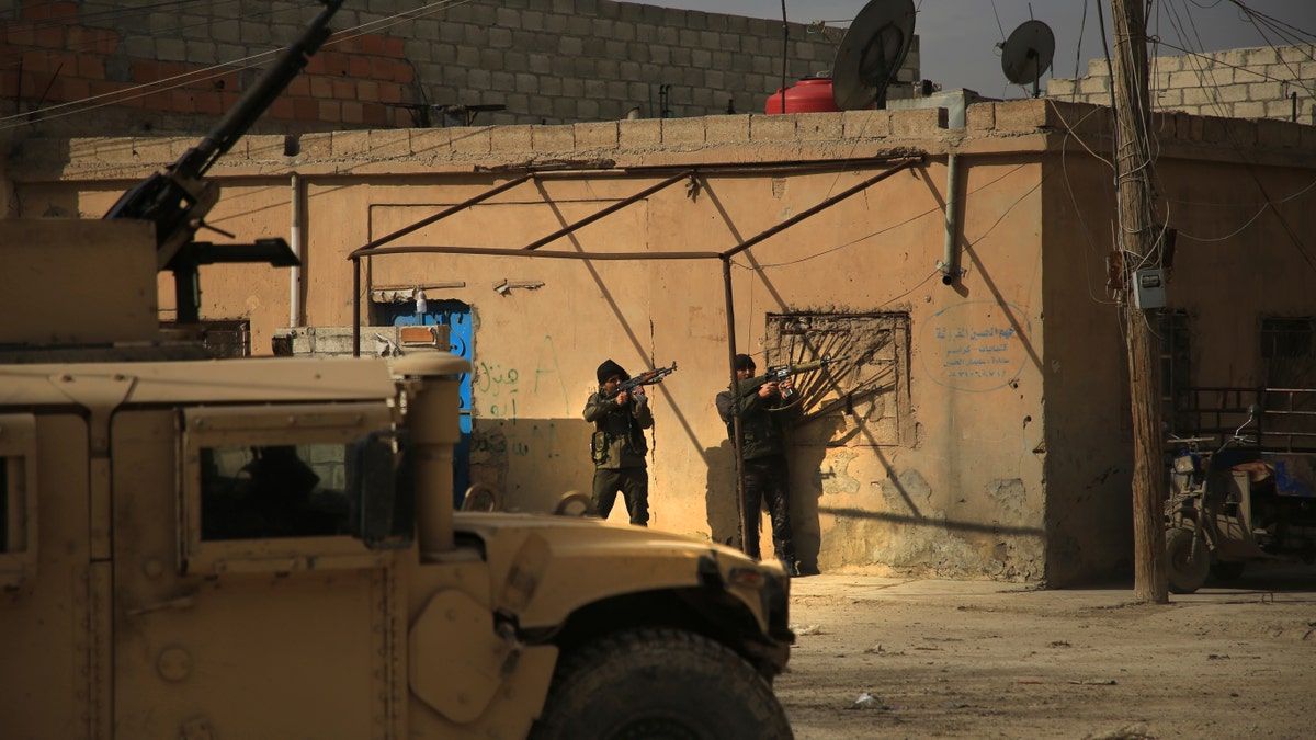 Kurdish-led Syrian Democratic Forces fighters