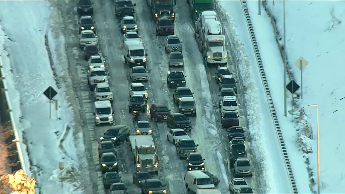 The Virginia Department of Transportation was warning motorists to avoid travel on I-95 until lanes reopen and congestion clears.