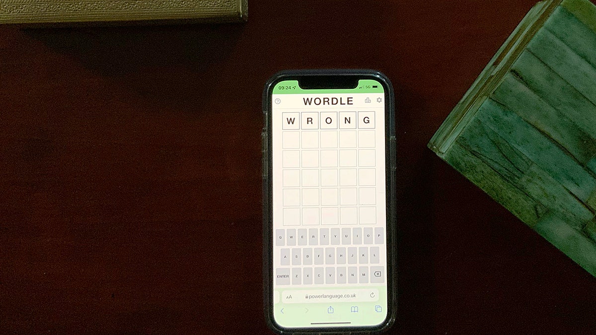 The game offers six guesses to figure out the five-letter word.