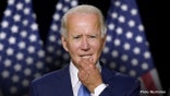 Democratic presidential nominee and former US Vice President Joe Biden speaks before introducing his vice presidential running mate, US Senator Kamala Harris, during their first press conference together in Wilmington, Delaware, on August 12, 2020.