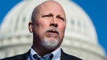 UNITED STATES - FEBRUARY 25: Rep. Chip Roy, R-Texas, conducts a news conference with members of the House Freedom Caucus outside the Capitol to oppose the Equality Act, which prohibits discrimination on the basis of sex, gender identity, and sexual orientation, on Thursday February 25, 2021. (Photo By Tom Williams/CQ-Roll Call, Inc via Getty Images)
