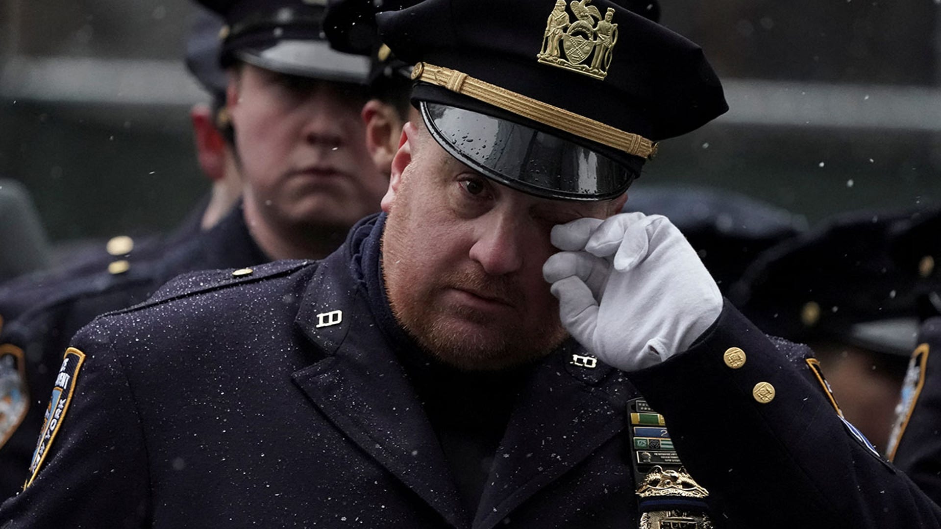 NYC gives emotional final salute to slain NYPD officer Jason Rivera