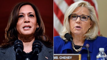 Kamala Harris praises Republican Liz Cheney's 'courage to speak truth'