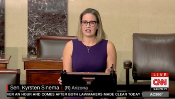 CNN labels Kyrsten Sinema a Republican in on-air graphic