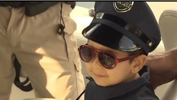 Florida boy, 6, battling cancer named police captain for the day
