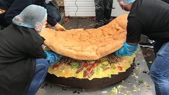 World's largest vegan burger weighs 358 pounds