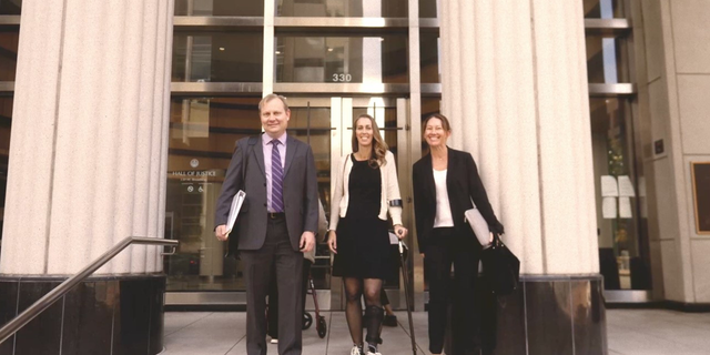 Let Them Breathe legal team: Sharon McKeeman in the middle, Lee Andelin on the left, Arie Spangler on the right.