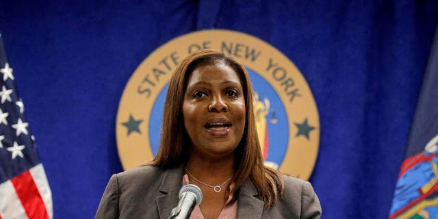 New York State Attorney General Letitia James was present during former President Trump's deposition last month.