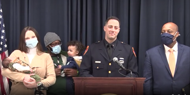 In response to the call, Officer Kyle Negrin and Eric Ramirez, a paramedic, sped over to Francis Mooney Drive, about 15 miles from Stony Brook University Hospital.
