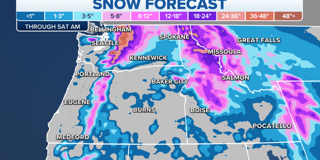 Western snow forecast
