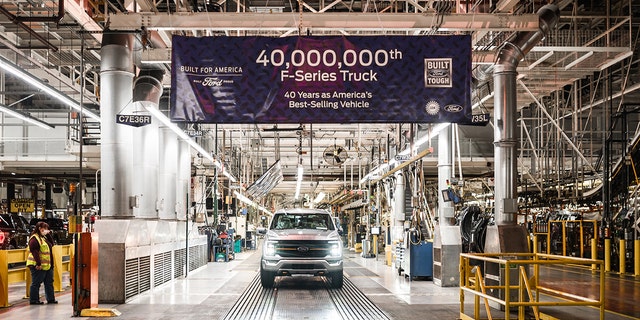 The 40 millionth F-Series truck was built at Ford's Dearborn Truck Plant.