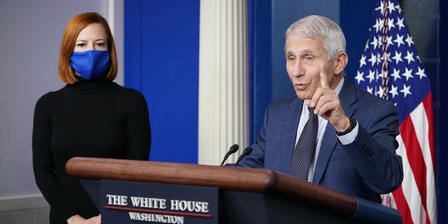 Chief Medical Advisor to the president Dr. Anthony Fauci speaks during the daily briefing in the Brady Briefing Room of the White House in Washington, DC on December 1, 2021. (Photo by Mandel Ngan/ AFP via Getty Images)