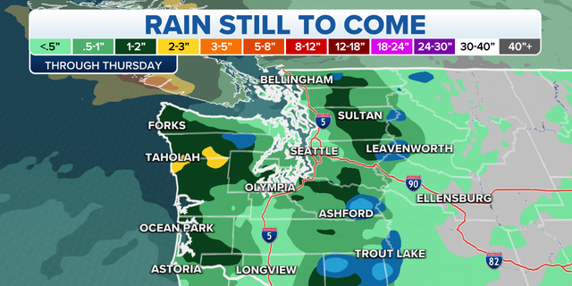 Northwest rain forecast