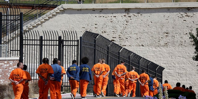 Inmates at California prison in 2016
