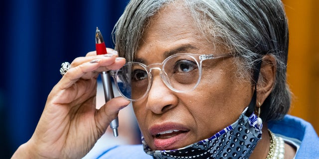 U.S. Rep. Brenda Lawrence, D-Mich., is seen on Capitol Hill, in Washington, Aug. 24, 2020.