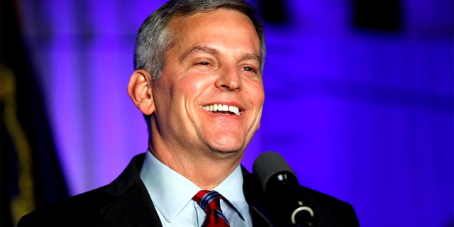 North Carolina Attorney General Josh Stein gives an election night speech in Raleigh, North Carolina, Nov. 3, 2020.