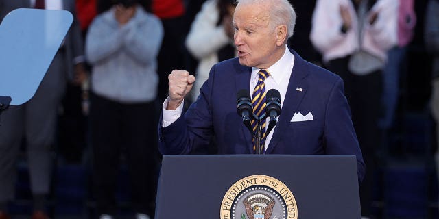 President Joe Biden endorsed changes to the filibuster in a speech Jan. 11, 2022, on the grounds of Morehouse College and Clark Atlanta University in Atlanta, Georgia.