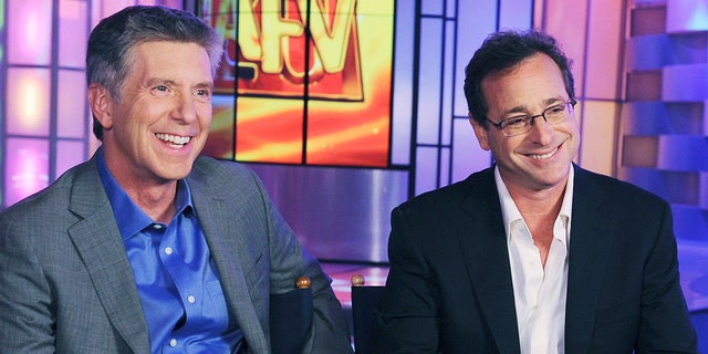 Tom Bergeron discussed working with his friend and fellow "America's Funniest Home Videos" host, Bob Saget.