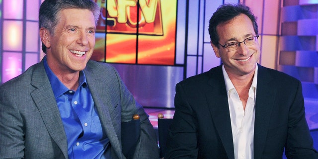 Tom Bergeron discussed the work with his friend and colleague "America's funniest home videos" host, Bob Saget.