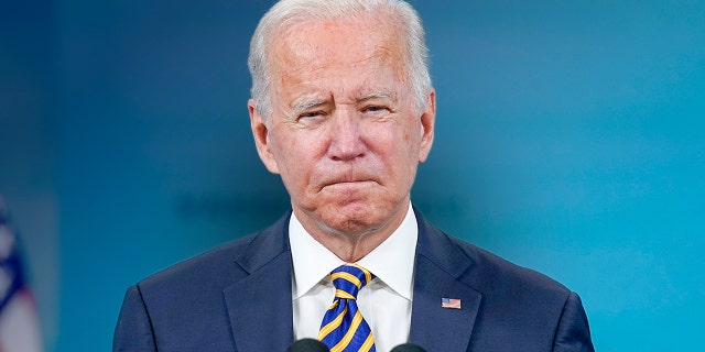 President Biden delivers an update on the COVID-19 response and vaccination program, in the South Court Auditorium on the White House campus, Thursday, Oct. 14, 2021, in Washington.