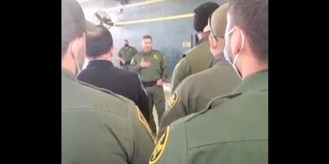 Video from a Border Patrol source shows agents getting into a heated back and forth with USBP Chief Raul Ortiz right in front of Homeland Secretary Alejandro Mayorkas during his visit in Laredo, Texas, Friday, Jan. 28, 2022.