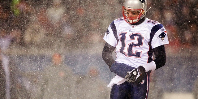 Tom Brady of the New England Patriots against the Bears at Soldier Field on Dec. 12, 2010, in Chicago.