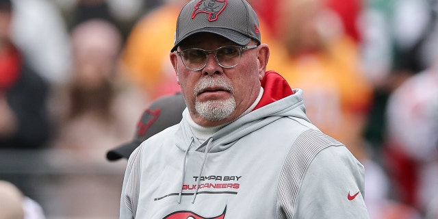 Tampa Bay Buccaneers head coach Bruce Arians on Jan. 2, 2022 at MetLife Stadium.