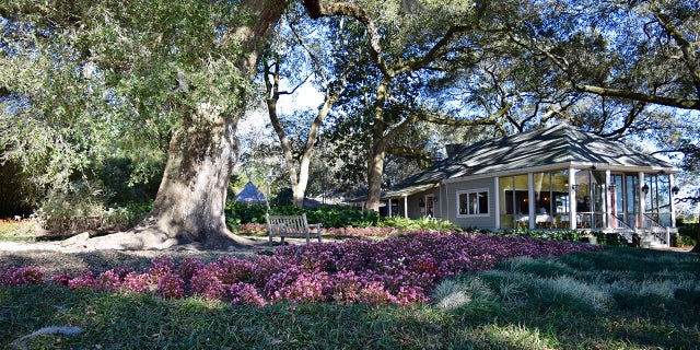 Jefferson Island Rip Van Winkle Gardens in New Iberia, Louisiana, makes for the perfect romantic getaway.